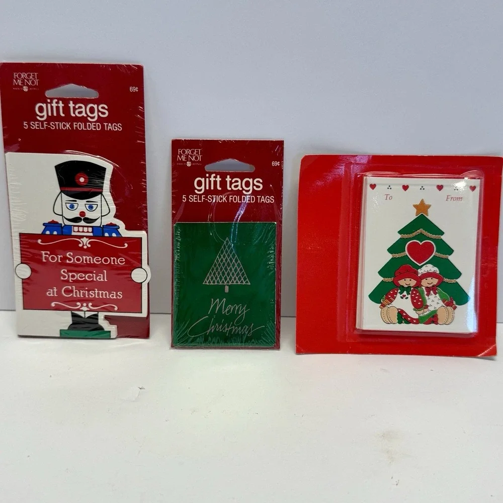 Vintage Christmas‎ Holiday Gift Tags New NOS